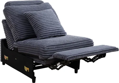 Vista 50 de RARZOE Módulo de Reposabrazos para Sofá Seccional Modular, Reposabrazos de Pana Módulo de Sofá Modular Parte Lateral para Sala de Estar Sofá