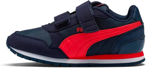 Vista 34 de Puma Tenis unisex ST Runner con velcro para niños Negro (black/Dark Shadow)