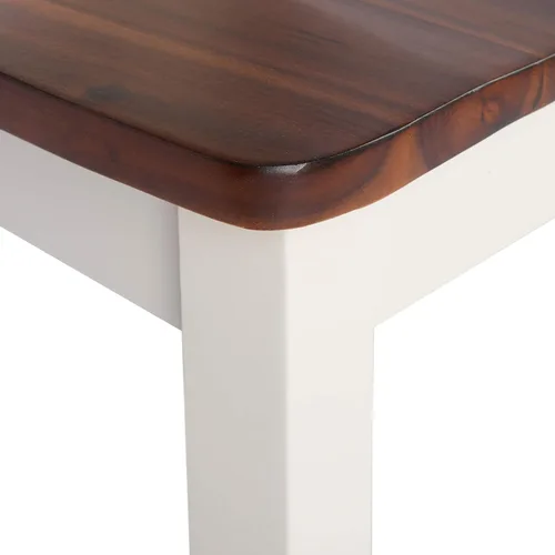 Vista 5 de SAFAVIEH Home Collection Yuri Taburete blanco y natural de 24 pulgadas (juego de 2)