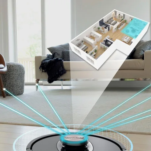 Vista 6 de Shark RV2320S Matrix - Robot aspirador automático con base de capacidad de 30 días sin bolsa, cepillo autolimpiante, mapeo de precisión del hogar