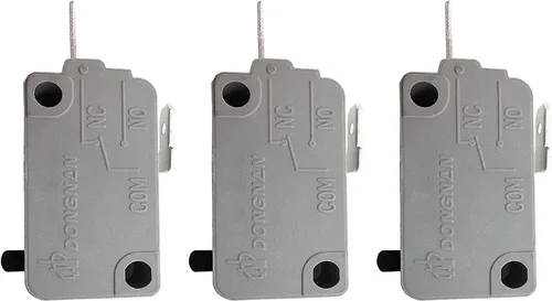 Vista 10 de Interruptor de puerta del horno de microondas KW3A 16A 2 normalmente 3 PAQUETES