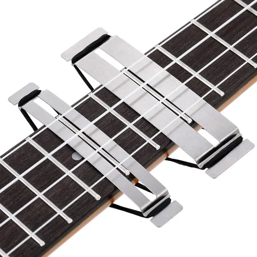 Vista 5 de Boao 3 juegos de protector de traste de guitarra, guardias de diapasón, protector de diapasón de acero inoxidable, protector de traste de guitarra