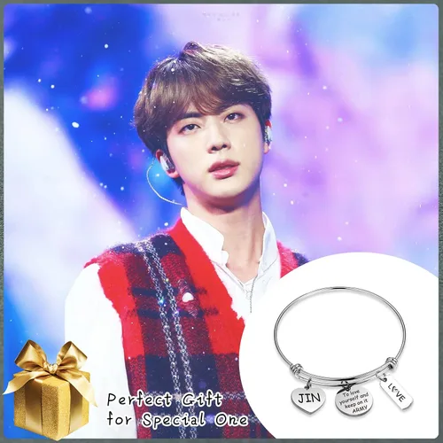 Vista 4 de Bangtan - Pulsera de regalo para niños Kpop Bangtan, pulsera de amor a ti mismo, pulsera de Bangtan para niños, regalo de grupo Kpop para fanáticos