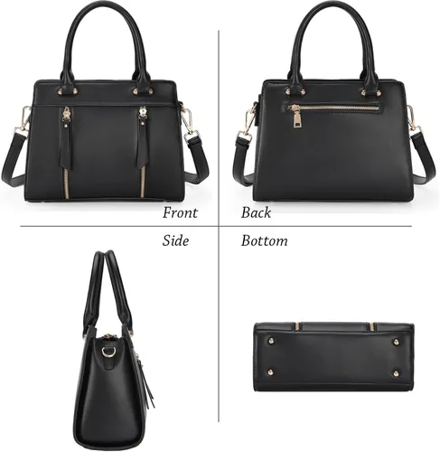 Vista 4 de Purses and Handbags for Women Trendy Satchel Tote Shoulder Bags with Top Handle