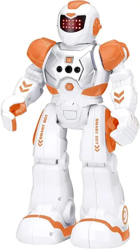Vista 9 de KingsDragon Juguete de robots para niños, juguete de detección de gestos RC, robot interactivo para caminar, cantar, bailar, regalos de cumpleaños