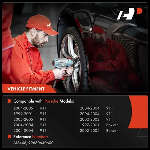 Vista 2 de A-Premium Sensor de velocidad de rueda ABS delantera/trasera compatible con Porsche - 911 1999-2005, para Boxster 1997-2004, con control de tracción