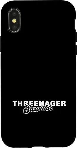 Vista 5 de Threenager Parenting 3 Year Old Kid Case for iPhone 17