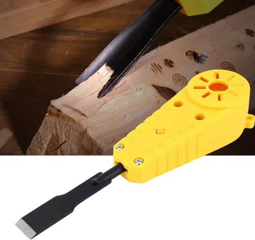 Vista 4 de Juego de cinceles de talla de madera cincel eléctrico herramienta de carpintería para escultura de bricolaje