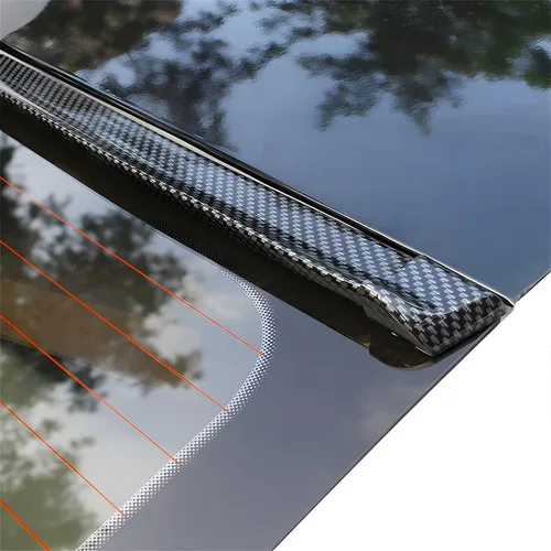 Vista 4 de Blilo Kit de alerón para maletero de automóvil, kit universal de barra de tira de ala trasera automotriz de 4.9 pies, instalación sin perforaciones