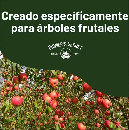 Vista 5 de Farmer's Secret Fertilizante potenciador de árboles frutales (8 onzas), súper concentrado y rico en fósforo, formulado para todos los árboles