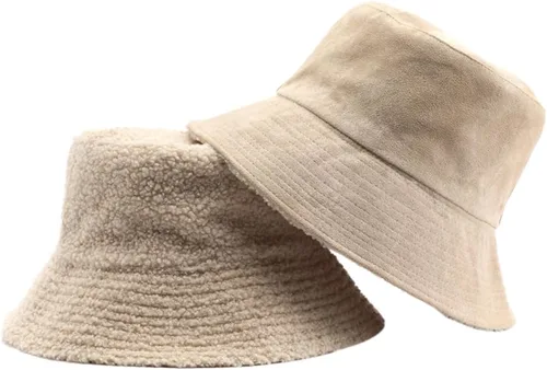 Vista 12 de Sombrero de pescador reversible de pana, unisex, de algodón, lona de sarga de algodón, sombrero de pesca solar 1#negro (reversible-negro)