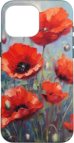 Vista 19 de Funda para iPhone 12/12 Pro Red Poppies Flowers In A Field