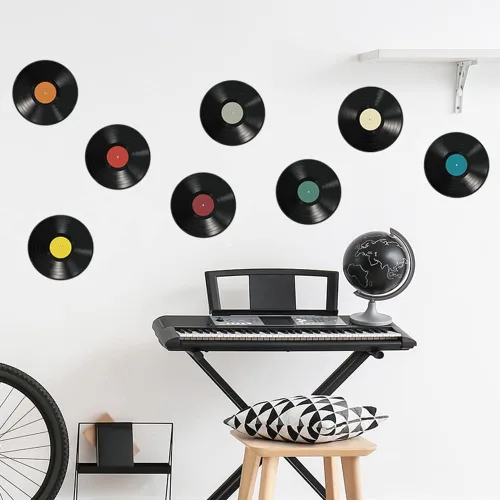 Vista 3 de 8 calcomanías de pared de vinilo para decoración de pared, calcomanías de vinilo de bricolaje en la puerta, decoración artística para el hogar, sala
