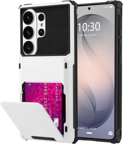 Vista 67 de Funda tipo cartera para Samsung Galaxy S22 con ranura para 2 tarjetas de crédito Funda a prueba de golpes Hybrid Heavy Duty Protection Armor Funda