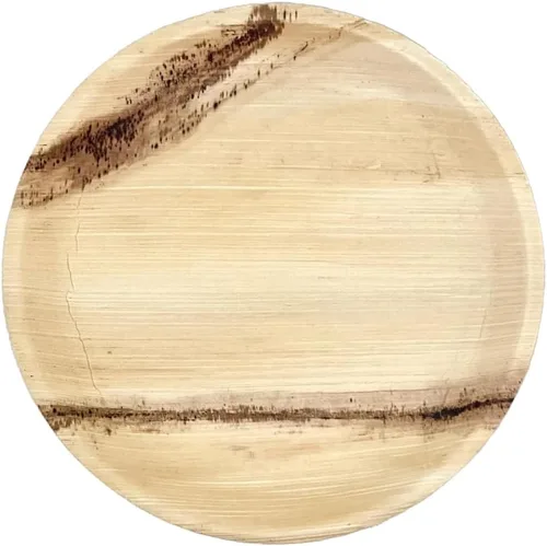 Vista 11 de NEATtable Platos de hoja de palma Diseño de limón Desechables y compostables Ecológicos y 100% naturales Ideal para eventos al aire libre