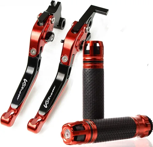 Vista 15 de for Suzuki V-Strom 2002-2016 2015 2014 20132 012 2011 2010 V-Strom Motorcycle Brake Handle Adjustable Brake Clutch Lever Handbar (Color : 1)