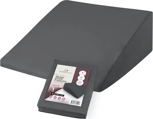 Vista 60 de CirclesHome Juego de 4 protectores de almohada estándar con cremallera, fundas de almohada transpirables 100% algodón, protegen las almohadas