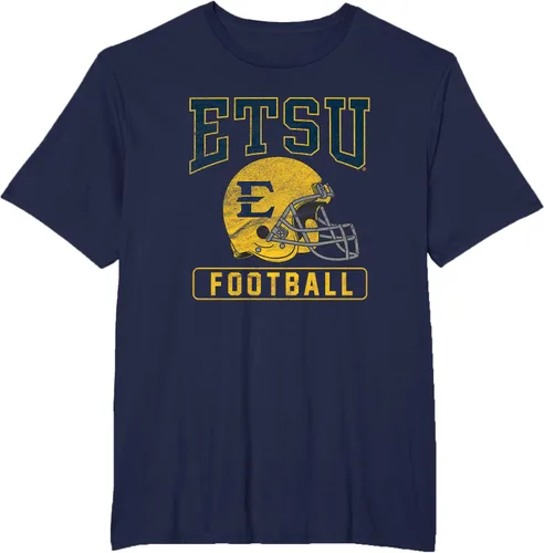 Vista 7 de East Tennessee State ETSU Buccaneers - Camiseta con casco de fútbol americano, Azul