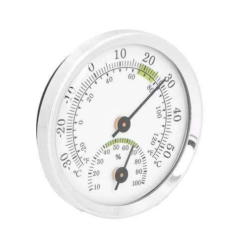 Vista 8 de Tipo de puntero higrómetro del termómetro del dial para el control de la humedad de la temperatura interior del invernadero del refrigerador
