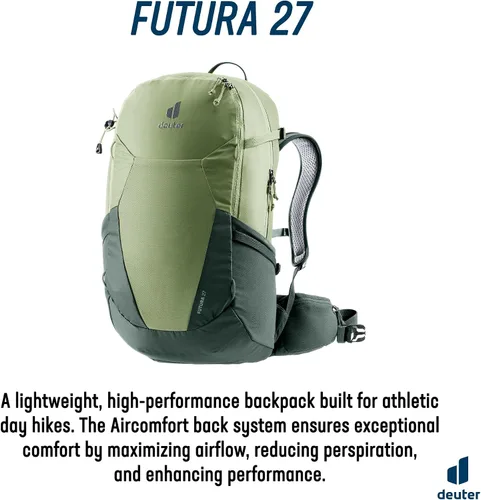 Vista 2 de Deuter Futura 27 Mochila de senderismo Grove-ivy