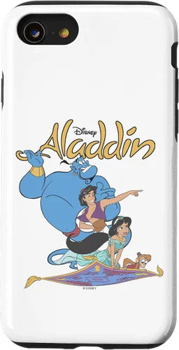 Vista 18 de Funda mágica para iPhone 16 Disney Aladdin Group Shot