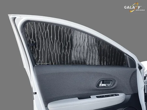 Vista 2 de GalaxyAutoShield - Parasoles para ventana lateral delantera (2 unidades) para Honda HR-V 2015, 2016, 2017, 2018, 2019, 2020, 2021, 2022, SUV