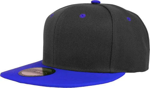 Vista 32 de Gorras Snapback Gelante para Hombres - Gorra de Béisbol con Visera Plana Ajustable - Liso en Blanco Ajustable Negro