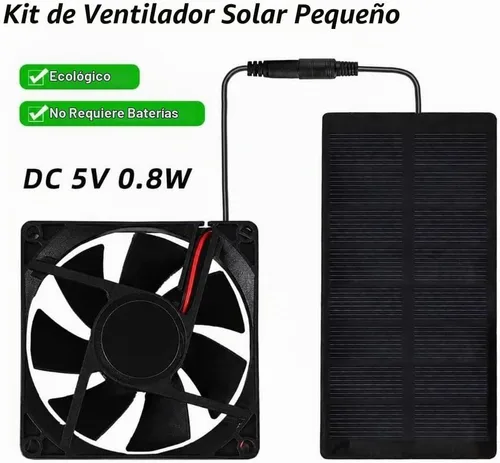 Vista 3 de Kit de ventilador de ventilación solar con panel, 3.15 x 3.15