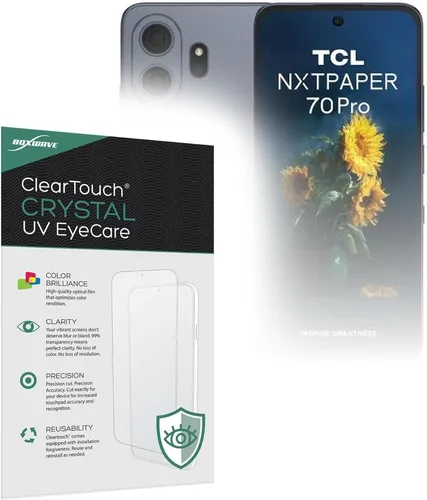 Vista 12 de BoxWave Protector de pantalla compatible con TCL NXTPAPER 70 Pro – ClearTouch Anti-Glare (2 unidades), antihuellas mate