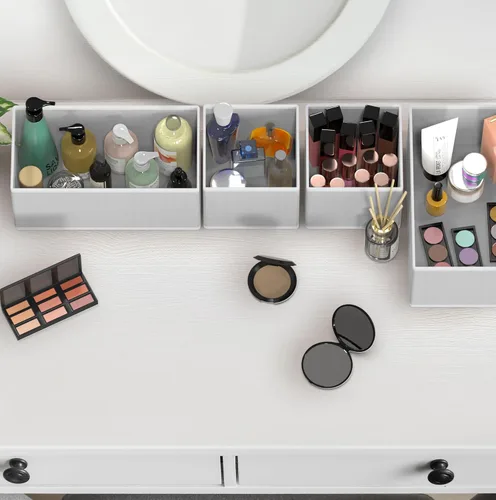 Vista 7 de Simple Houseware Organizador de cajones para ropa interior, juego de 4