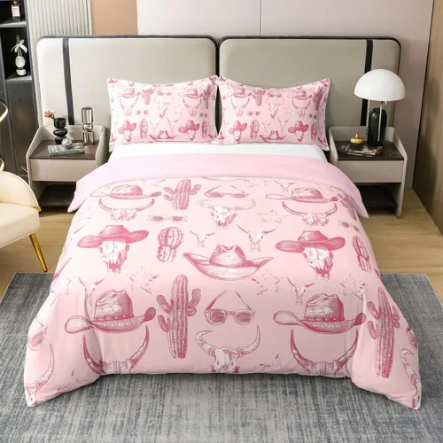 Vista 14 de jejeloiu Cute Mushroom Decor Duvet Cover 100% Cotton for Kids Boys Girls Twin Size Botanical Plants Bedding Set Cartoon Mushrooms Comforter Cover