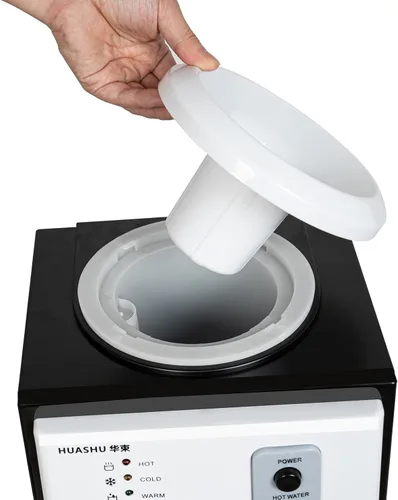 Vista 7 de Dispensador de agua para encimera, dispensador de enfriador de agua de carga superior, 1.2 a 5 galones, 3 ajustes de temperatura para calor y frío