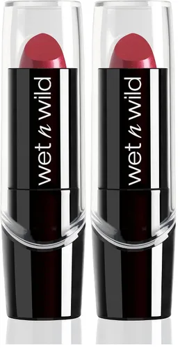 Vista 13 de wet n wild - Lápiz labial con acabado sedoso, color labial hidratante rico y acumulable, formulado con vitaminas A, E y macadamia para una Un breve