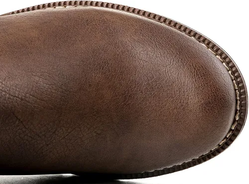 Vista 8 de GLOBALWIN - Botas de vestir a media pantorrilla para mujer, botas de motociclista para mujer