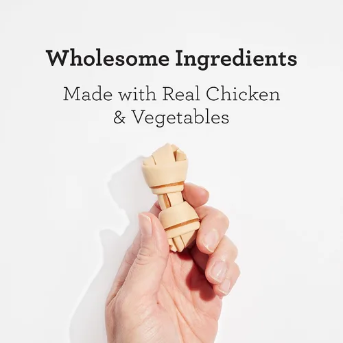 Vista 3 de Bocados masticables DreamBone de pollo para perros