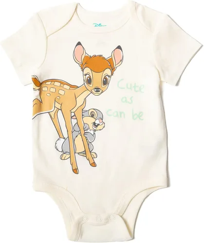 Vista 2 de Disney Marie Bambi Thumper - Conjunto de 3 piezas para bebés y niñas overol de moda con diadema