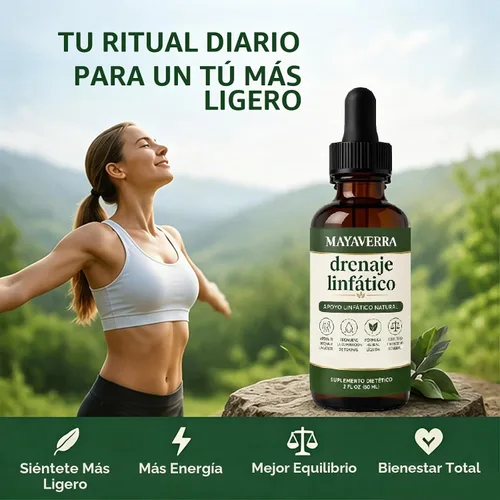 Vista 6 de Mayaverra Drenaje Linfático Gotas, mezclas de hierbas para el bienestar 1 pieza