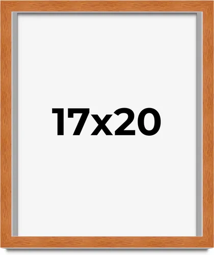 Vista 24 de Marco de 3 x 3 pulgadas de madera maciza de nuez y miel marrón con plexiglás acrílico UV, respaldo de tablero de espuma y accesorios para colgar