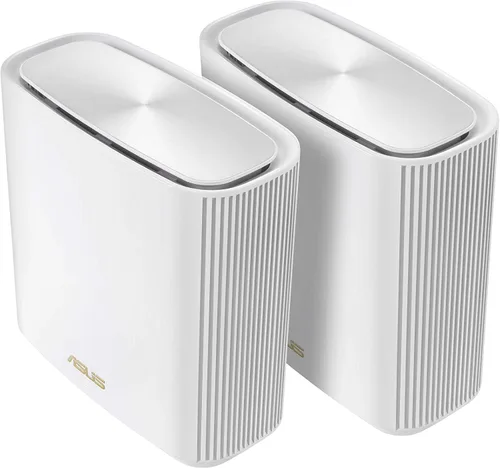 Vista 3 de ASUS ZenWiFi Sistema WiFi 6E de malla de triple banda para todo el hogar (ET9 2PK), cobertura de hasta 5,500 pies cuadrados, 7800 Mbps, nueva banda