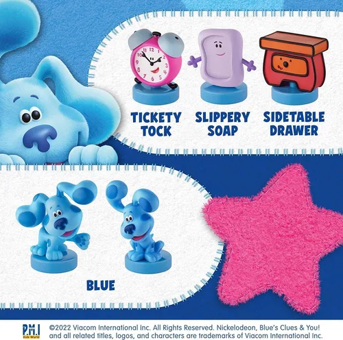 Vista 7 de P.M.I. Sellos de Blue's Clues para Niños 5 Sellos de Juguetes de Blue's Clues en 1 Paquete Colecciona Todos los 12 Juguetes de Blue's Clues