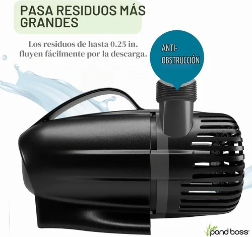 Vista 6 de Pond Boss Waterfall Pump, 2000 GPH