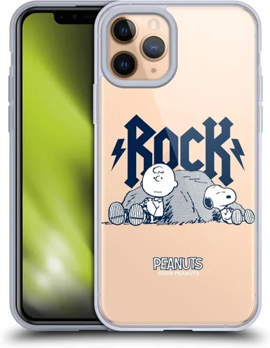 Vista 91 de Head Case Designs Funda de gel con licencia oficial de Peanuts Charlie Brown Good Grief Rock Tees [protección de grado militar] compatible con Apple