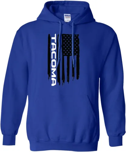 Vista 5 de Sudadera con capucha Tacoma American Flag para hombre