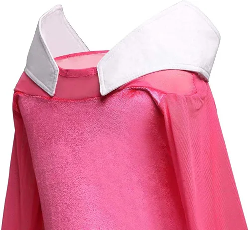 Vista 4 de MYZLS Disfraz de princesa para niñas, de belleza durmiendo, vestido de fiesta de Halloween