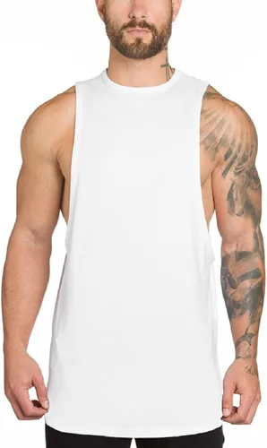 Vista 4 de Muscle Killer Paquete de 3 camisetas sin mangas para hombre, corte muscular, gimnasio, entrenamiento, fisicoculturismo, fitness