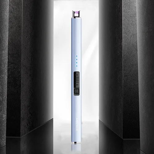 Vista 5 de ARECTECH - Encendedor eléctrico para velas con cable tipo C, regalo de cumpleaños para hombre, mujer, esposa, encendedores recargables de arco