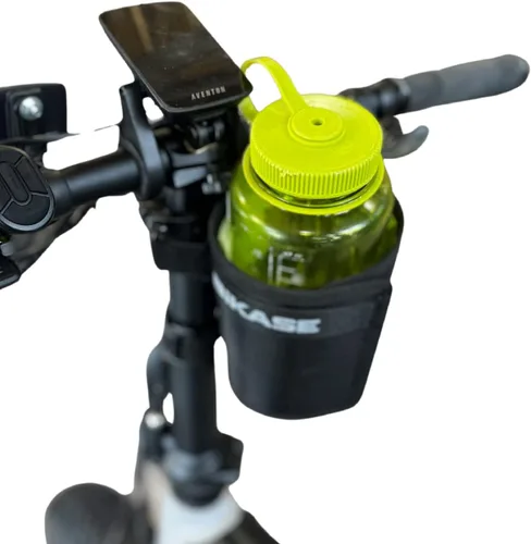Vista 5 de BiKase BEV Wrap: Soporte para botella de agua para bicicleta Soporte universal aislado para eBike Sujetadores de gancho y bucle antideslizantes