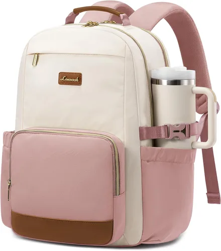 Vista 62 de LOVEVOOK Mochila para laptop para mujer, 15,6 pulg.
