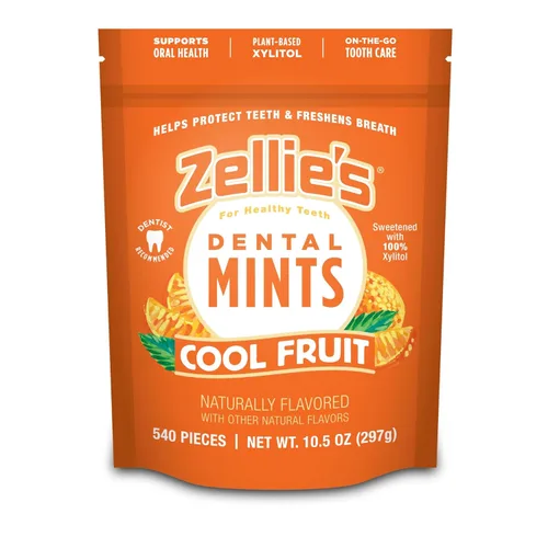 Vista 12 de Zellie's Mentas 100% xilitol de cereza para el aliento Sin aspartamo, sin gluten, mentas veganas y kosher (250 unidades - Paquete de 1)