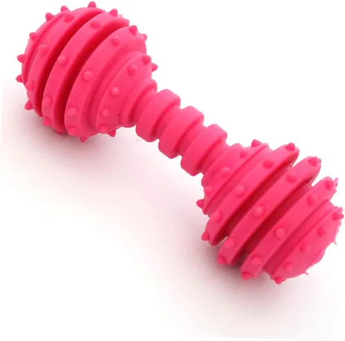 Vista 2 de balacoo 3 piezas de juguetes para masticar para perros, juguetes para masticar con barra para perros, juguete para masticar, anillo perforado